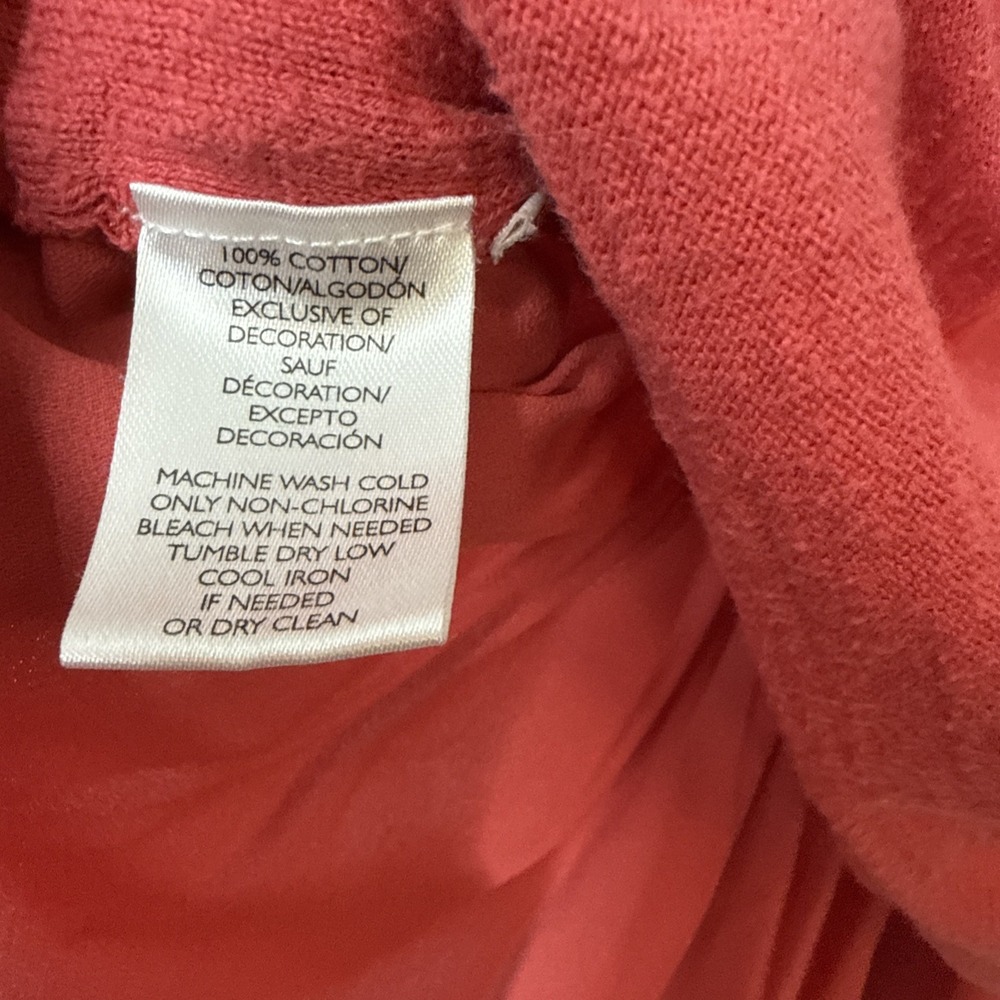 Coral Loft Top Small Business Casual Cottagecore Country Club‎ Vibe 3/4 Sleeve - Picture 7 of 7